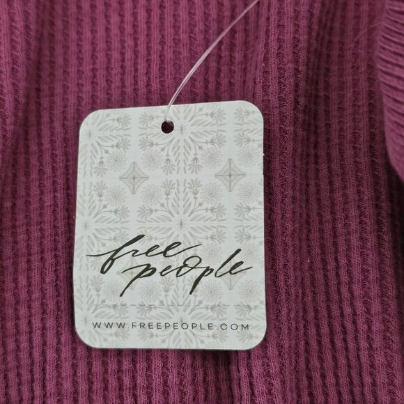 Free People Santa Clara Oversized Thermal Top - Picture 7 of 12